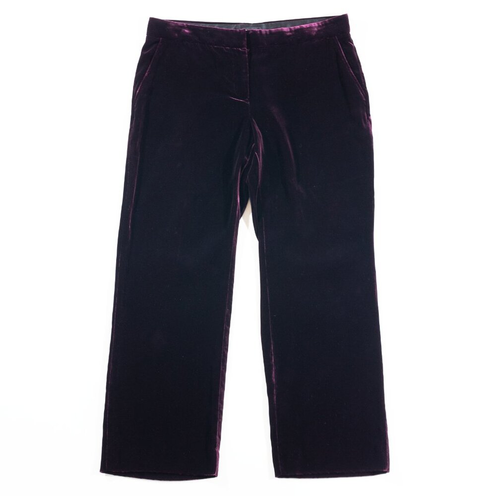 Tom Ford plum velvet trousers